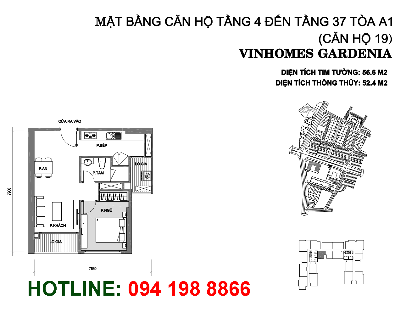 mat-bang-can-ho-A119-vinhomes-gardenia